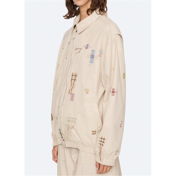 Sea New York Claira Embroidery Jakke, Stone